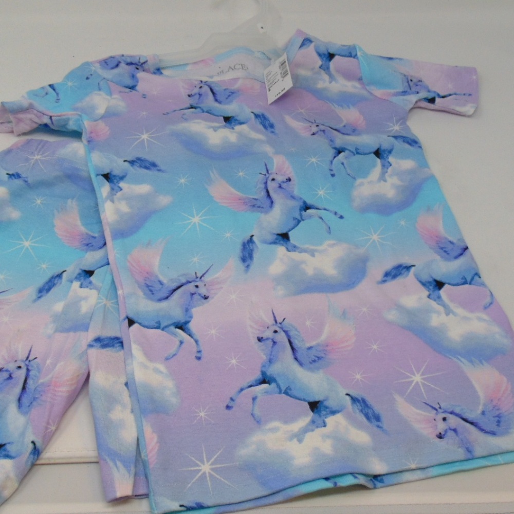 The Children's Place Matching Unicorn PJ Set